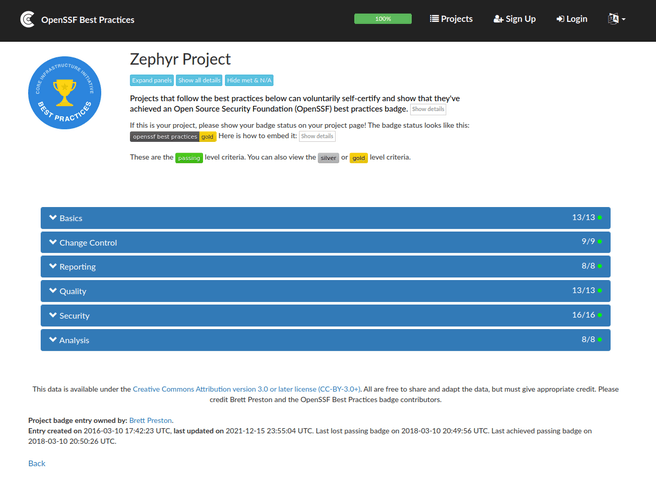Zephyr Opensff