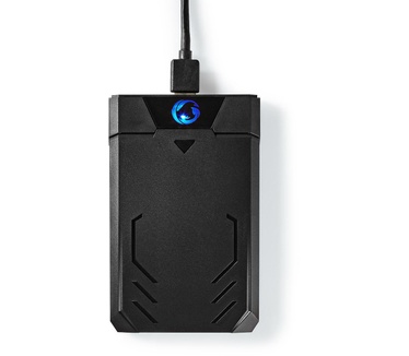 Nedis Gaming Hard Disk Enclosure Zwart