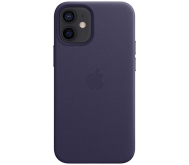 Apple iPhone 12 Mini Leather Case Paars
