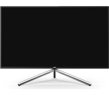 AOC U32U1 Zilver, Zwart