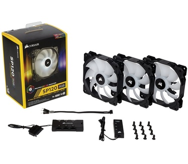 Corsair SP120 RGB LED (met RGB-controller), 120mm