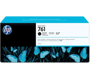 HP 761 matzwarte DesignJet inktcartridge, 775 ml