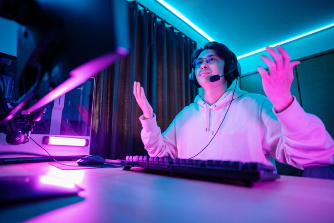 gefrustreerde gamer. Bron Getty Images