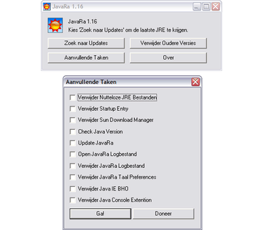 JavaRa 1.16 bèta screenshot