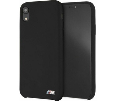 BMW M-Line Silicone Back Case voor Apple iPhone XR (6.1") - Zwart Zwart