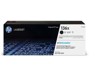 HP 136X High Yield Black Original LaserJet Toner Cartridge