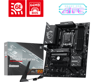 MSI B850 GAMING PRO WIFI6E socket AM5 moederbord