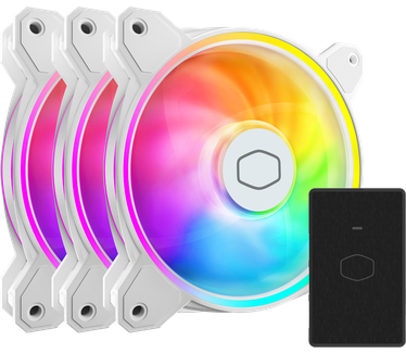 Cooler Master MasterFan MF120 Halo² White Edition 3in1