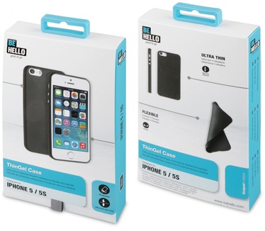BeHello iPhone 5 / 5S / SE ThinGel Case Black