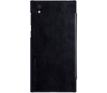 Nillkin Qin PU Leather Book Case - Sony Xperia L1 - Zwart Zwart