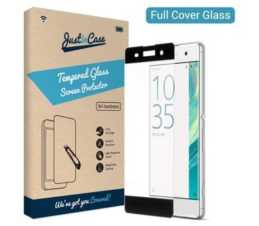 Just in Case Full Cover Tempered Glass Sony Xperia XA - Black