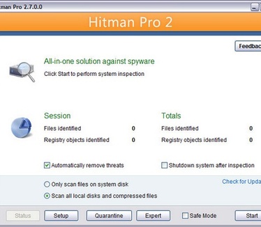 Hitman Pro 2.7.0.0 screenshot (resized)
