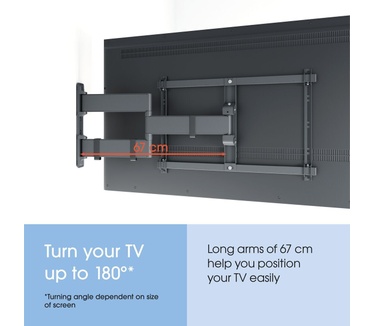 Vogel's Vogel's COMFORT TVM 3845 | Draai- kantelbare tv-beugel | 55" - 100" | max 55 kg | VESA 600x400