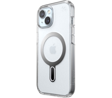 Speck Presidio Clear + ClickLock Apple iPhone 15 Clear - with Microban