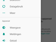 Android Nougat instellingen screenshots