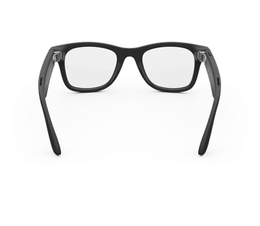 Meta Ray-Ban (Gen 2) Wayfarer, Mat zwart, Clear