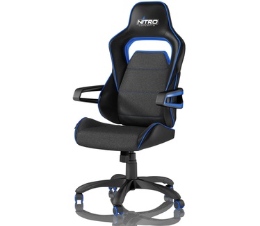 Nitro Concepts E220 Evo Gaming Chair Zwart/Blauw