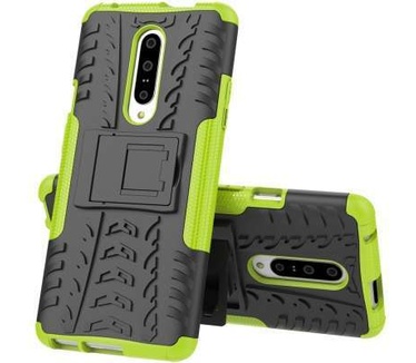 qMust OnePlus 7 Pro Rugged Hybrid Hoesje Groen