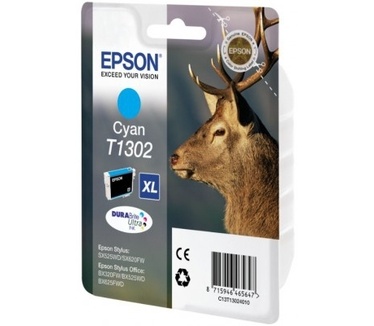 Epson inktpatroon Cyan T1302 DURABrite Ultra Ink