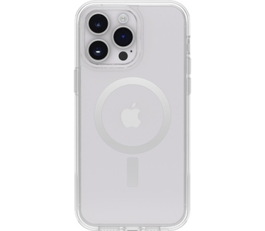 Otterbox OtterBox Symmetry+ doorzichtige hoes voor iPhone 14 Pro Max voor MagSafe, schokbestendig, valbestendig, dunne beschermende hoes, 3x getest volgens militaire standaard, Antimicrobieel, Clear