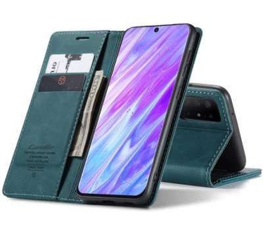 Caseme Samsung Galaxy S20 Plus Retro Wallet Case - Blauw