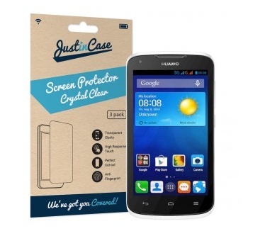 Just in Case Screen Protector Huawei Ascend Y540 - 3 stuks - Crystal Clear