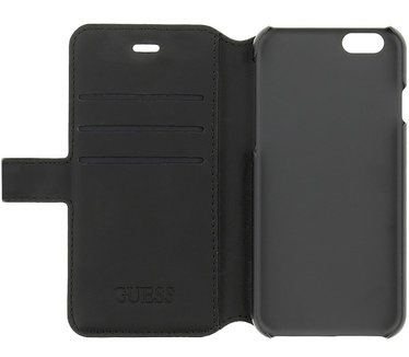 Guess 4G Uptown Book Case voor Apple iPhone 5/5S/SE - Antraciet Grijs
