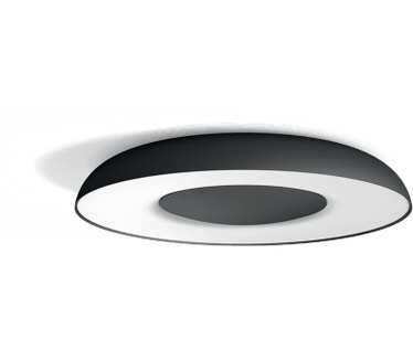 Philips Hue Still plafonniére zwart (White Ambiance, incl DIM switch)