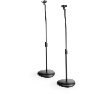 Nedis Speakerbeugel | Universeel | Standaard | 4.5 kg | Hoogte Verstelbaar | ABS / Staal | Zwart