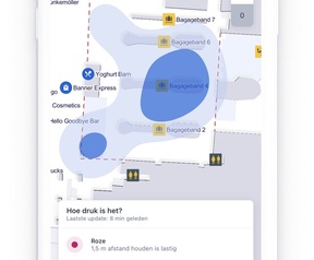 Schiphol-app laat drukte zien