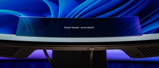 Dualmode op de LG UltraGear evo 39GX950B