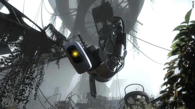 Glados uit Portal 2 voor HTC Vive Preview