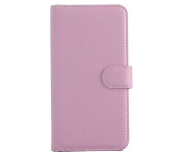 qMust Wiko Rainbow 4G Wallet Case - hoesje met stand - roze