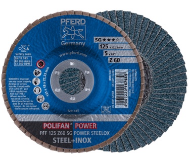 PFERD PFF 125 Z 60 SG POWER STEELOX