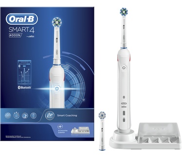 Oral-B Smart 4 4000N White Elektrische Tandenborstel Powered By Braun