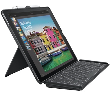 Logitech Slim Combo voor 10,5" iPad Pro, Azerty FR Zwart