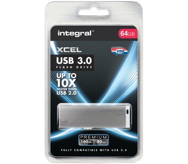 Integral XCEL USB 3.0 64GB Aluminium