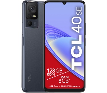TCL 40 SE, 4GB ram, 128GB opslag Grijs
