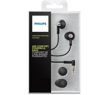 Philips SHE4600/00 (Zwart)
