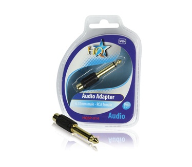 HQ Products 6.35mm M/F RCA