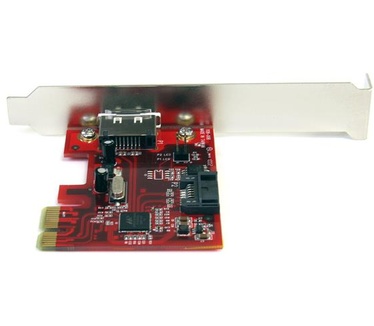 Startech.com 1x eSATA + 1x SATA 6 Gbit/s PCI Express SATA Controllerkaart Adapter