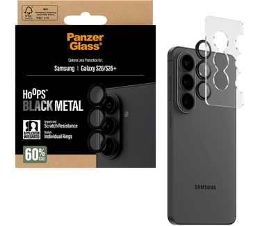 PanzerGlass PanzerGlass® Hoops® Camera Lens Protector Black Samsung Galaxy S26 | S26+