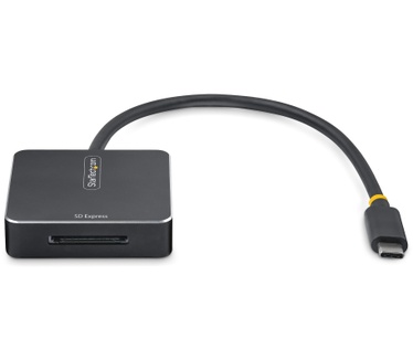 Startech.com USB-C SD Express Kaartlezer, USB 10Gbps, Draagbare Memory Card Reader, USB Type-C naar Secure Digital 7.1, SD Kaart Adapter, Werkt met elk besturingssysteem