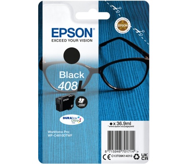 Epson Singlepack Black 408L DURABrite Ultra Ink