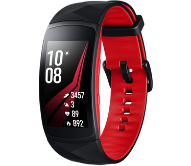 Samsung Gear Fit 2 Pro Small Zwart (Rood, Zwart)