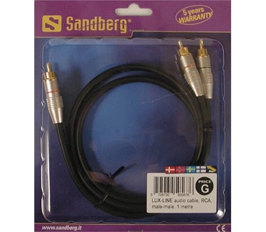 Sandberg LUX-LINE, RCA  M-M  1 m