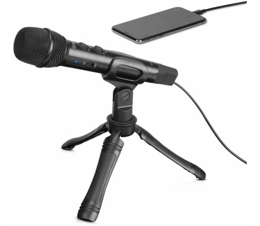 Boya BY-HM2 professionele handmicrofoon voor smartphone en computer