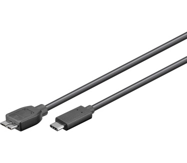Microconnect 1.0m USB Zwart