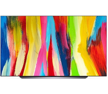 LG C2 83" (zwarte voet) Zwart
