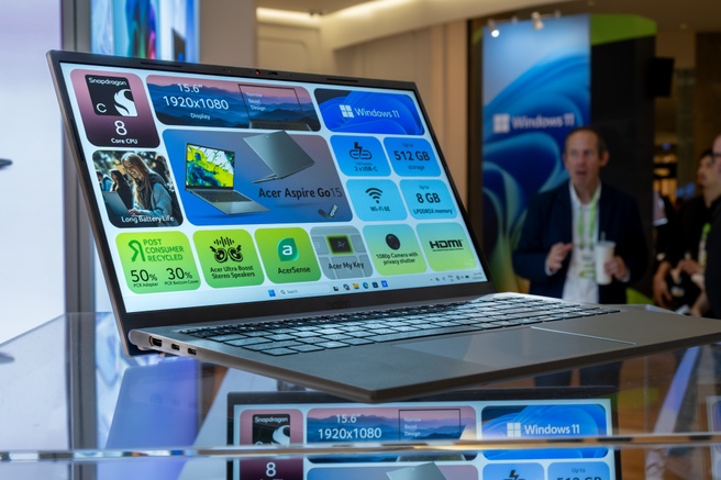 Acer Aspire Go1 5 met Snapdragon C